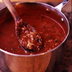 Sicilian Tomato–Meat Sauce