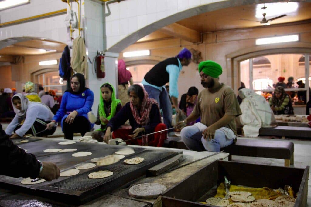 Roti assembly line