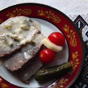 Boiled Beef with Horseradish Sauce