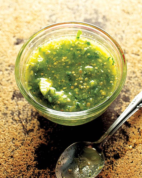 Green Tomatillo Salsa (Salsa Verde)