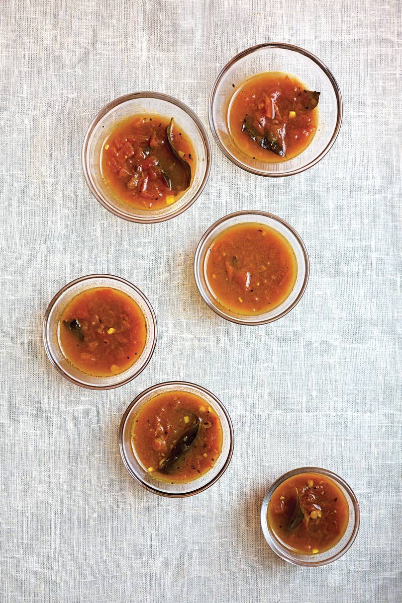 Smita Chandra’s Rasam (Spicy Tamarind Soup)
