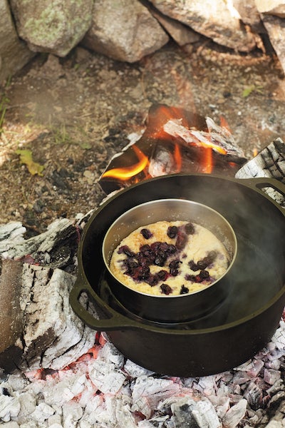 Wild Blueberry Steamed Pudding
