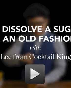 VIDEO: How to Dissolve a Sugar Cube for an Old Fashioned