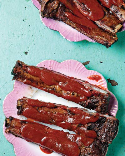 Kansas City-Style Spareribs with Barbecue Sauce