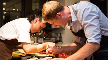 Scenes From Our SAVEUR Supper with Greg Baxtrom