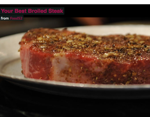 Broiled Steaks at Home