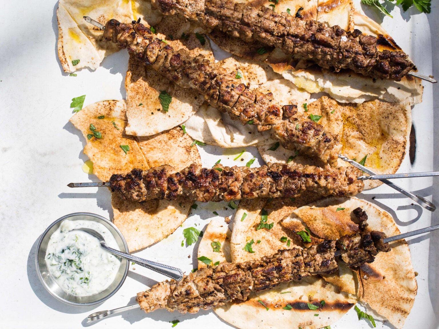 YogurtMarinated Chicken Shawarma Saveur