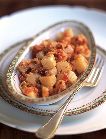 Turnips with Yogurt and Tomatoes