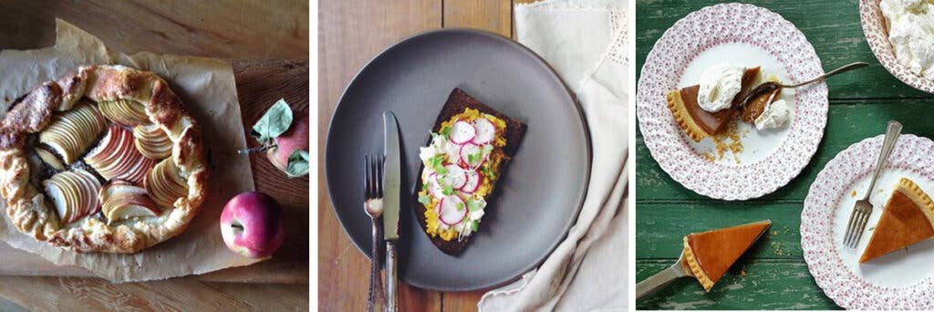 Rye toast, turmeric eggs, crème fraîche, radishes & daikon microgreens