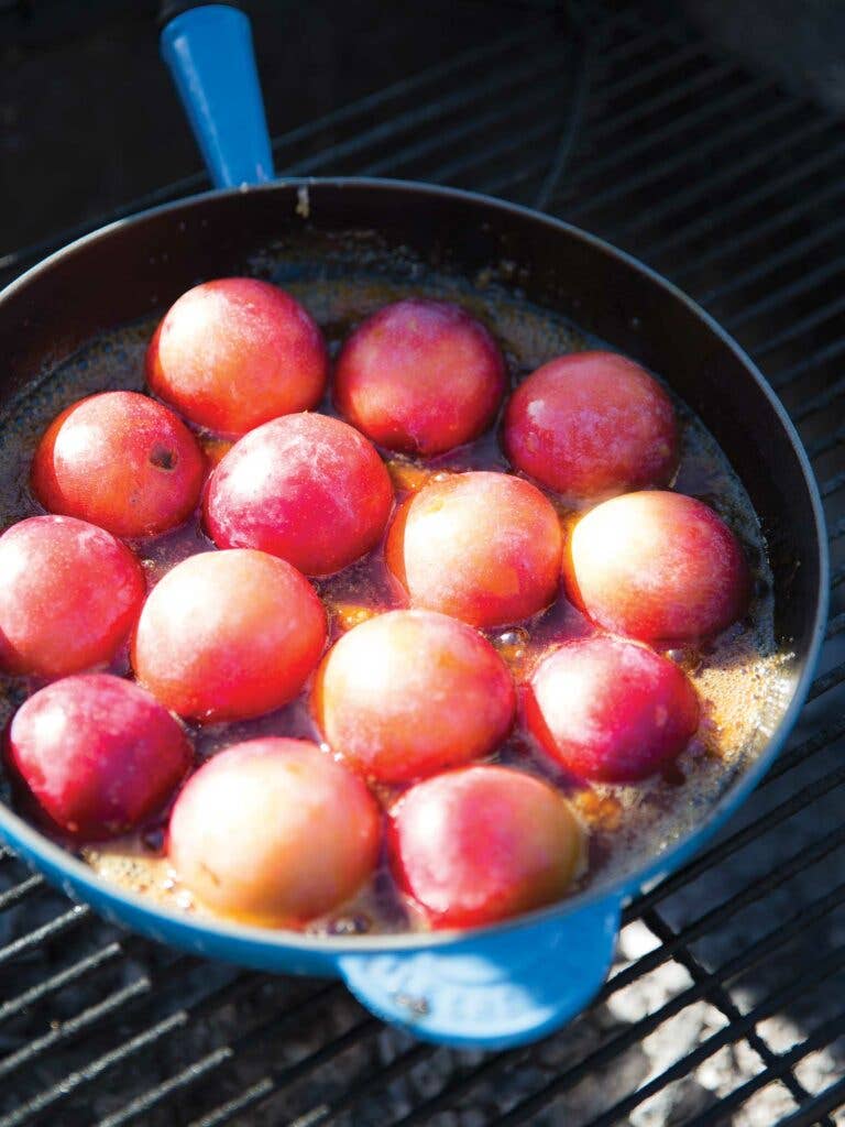 Cast-Iron Plum Tarte Tatin