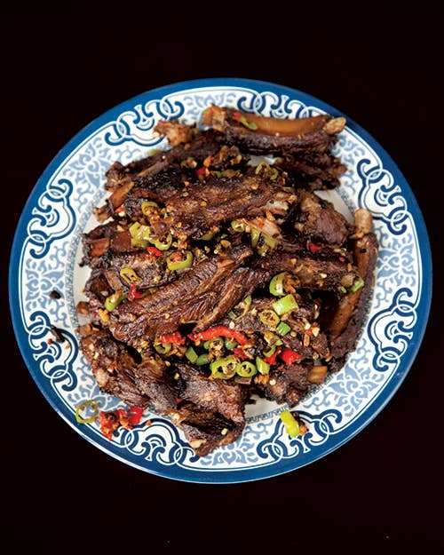 Triple-Cooked Spareribs with Chiles (Lu Rou)