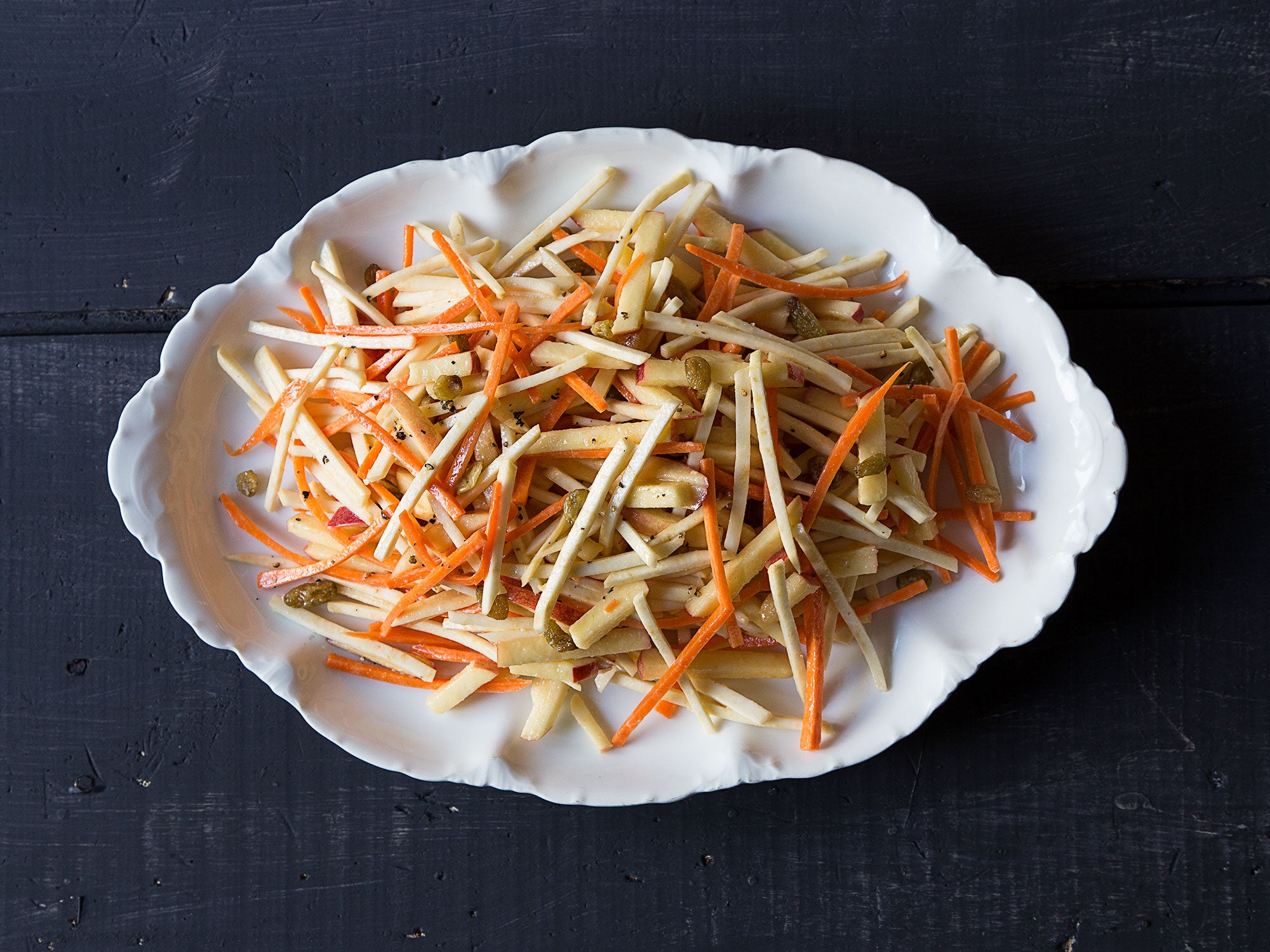 Apple, Celery Root, and Carrot Salad Saveur