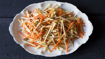 Apple, Celery Root, and Carrot Salad