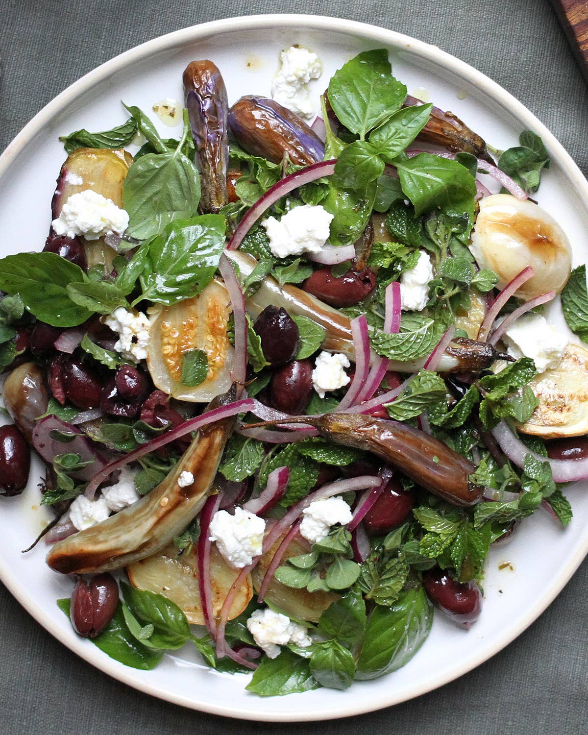 Turn Your Eggplants Into Salad for a Quick but Filling Meal