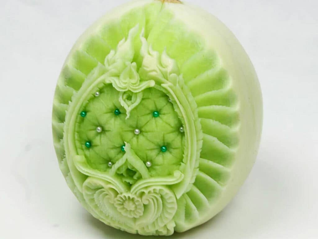 Carved Melon