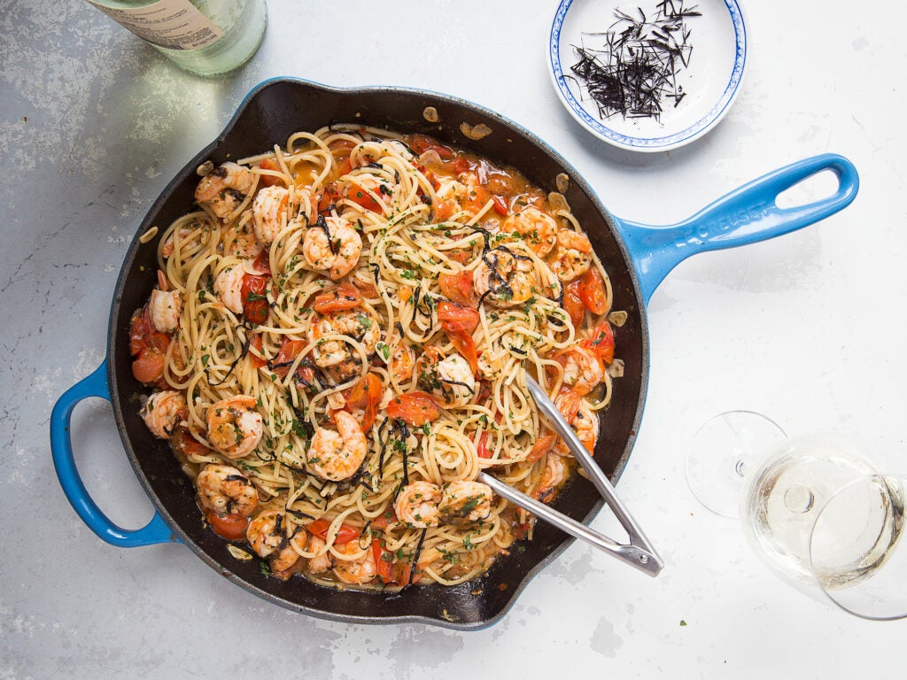 Spaghetti Con Gamberi