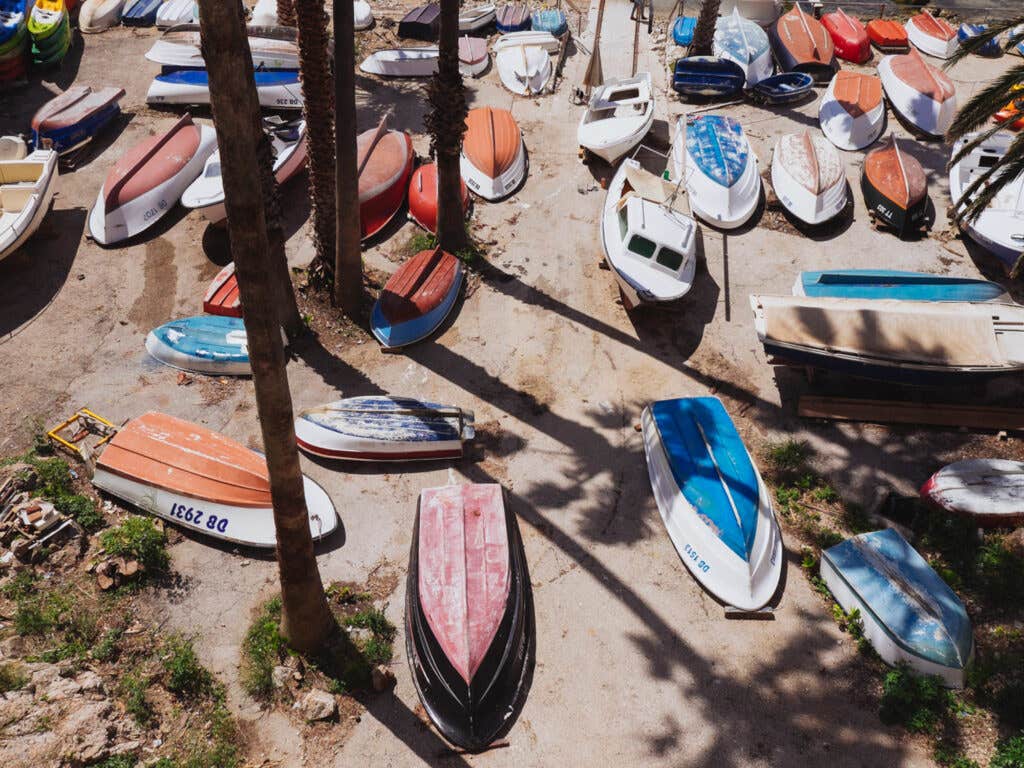 Boats outside Old Town, Dubrovnik