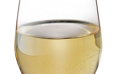 Stemless White Wine glass