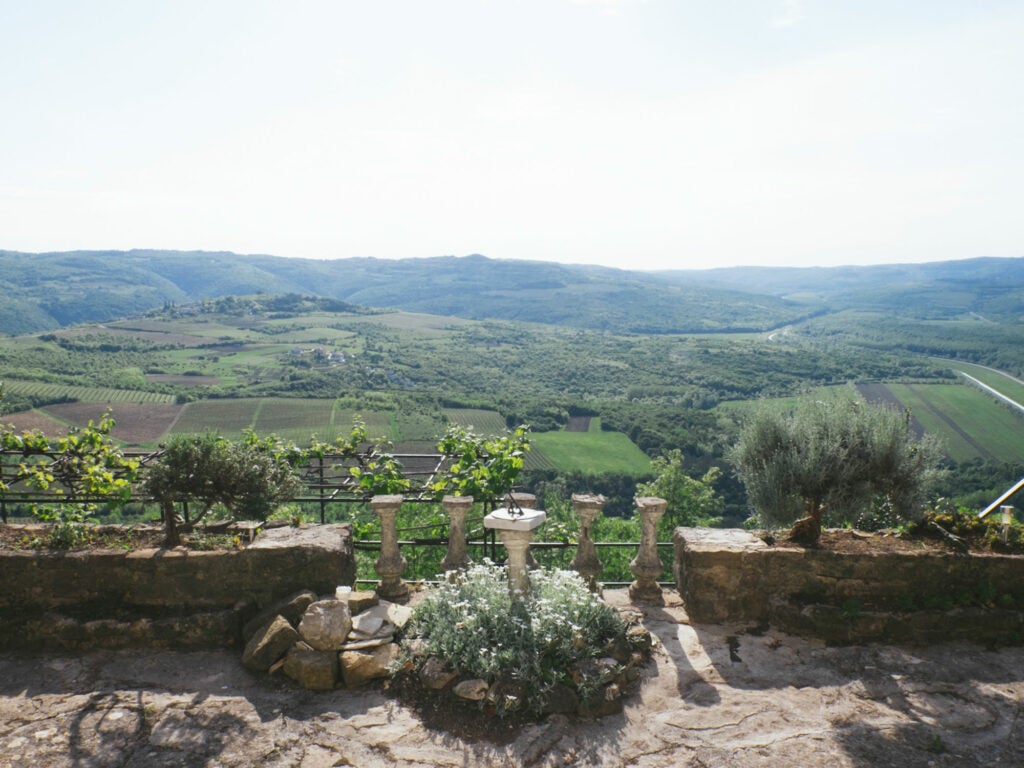 Croatia Motovun terrace croatia