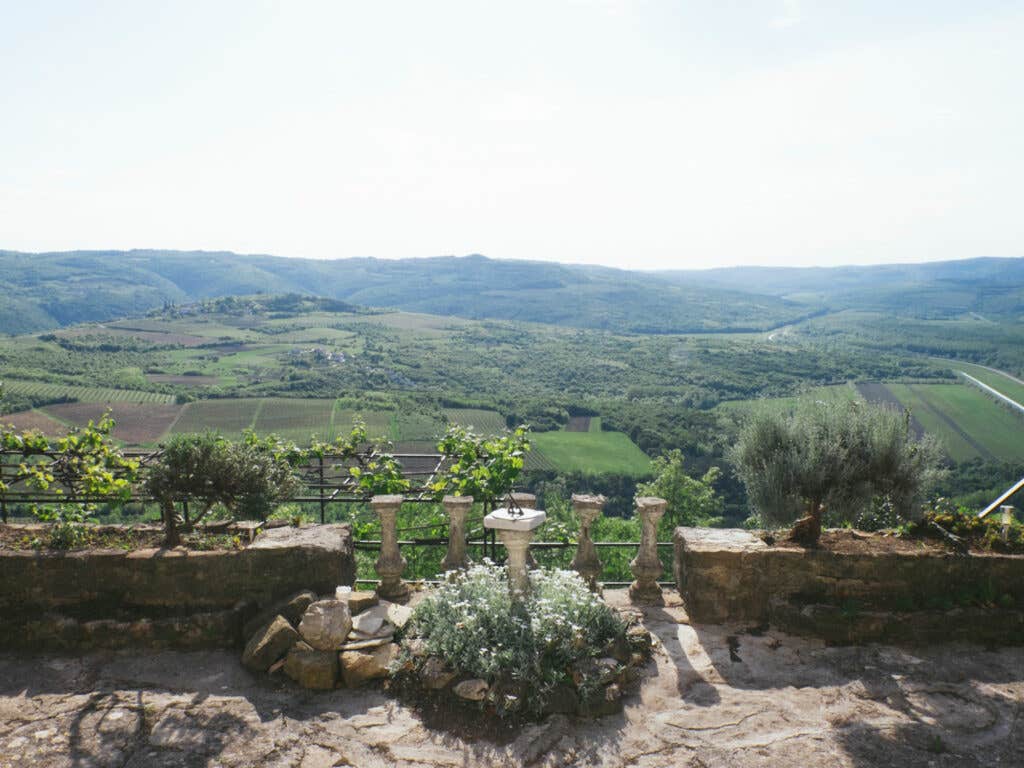 Croatia Motovun terrace croatia