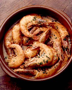 Shrimp with Garlic and Cayenne