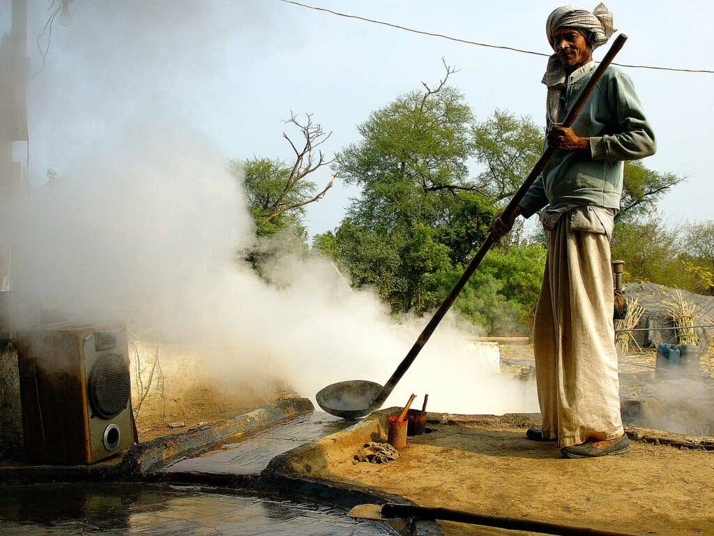 jaggery production