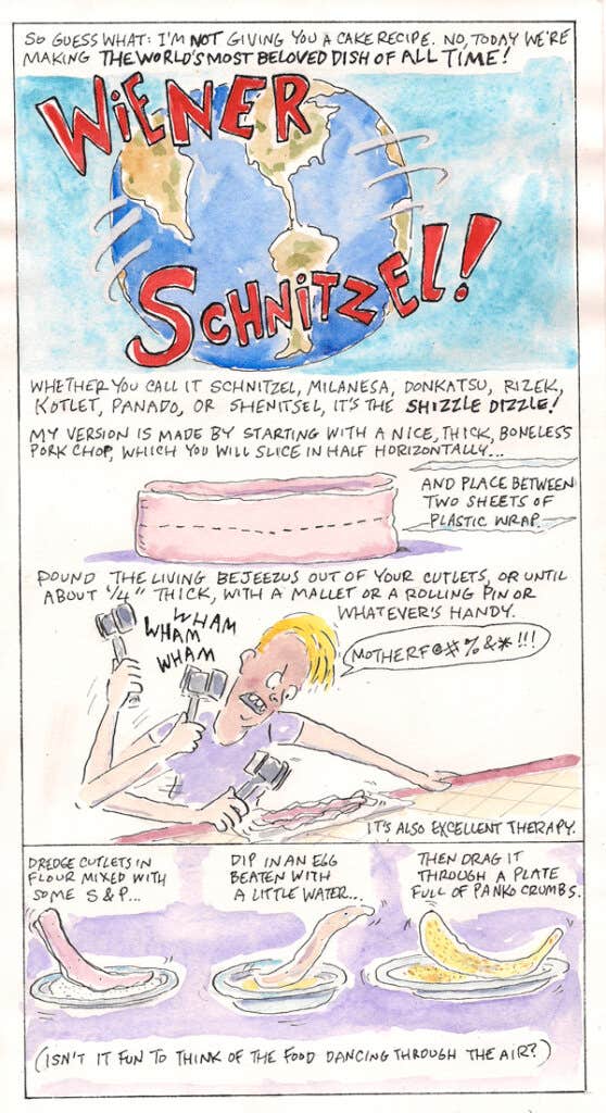Wiener Schnitzel comic strip