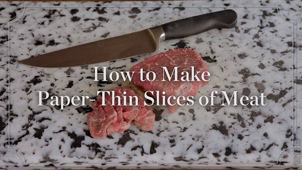 How to Slice Steak Paper-Thin