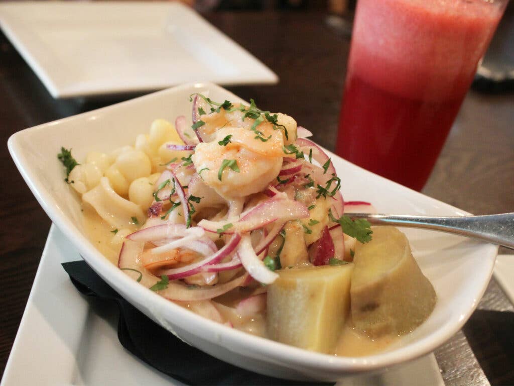 Ceviche at Oh! Calamares.
