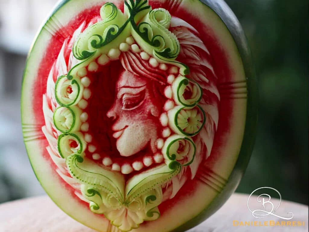 Carved Watermelon