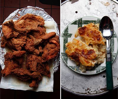 Menu: A Southern Fried Chicken Dinner