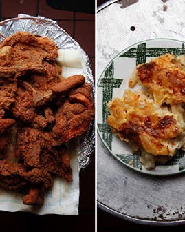 Menu: A Southern Fried Chicken Dinner
