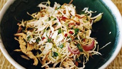Spicy Cabbage and Chicken Salad