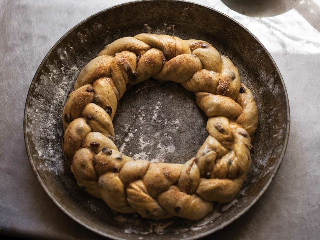 Latvian Braided Birthday Cake (Klingeris)