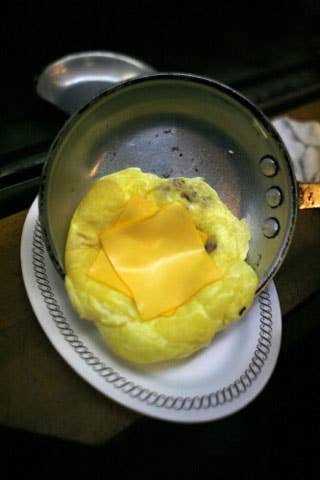 fluffly omelette