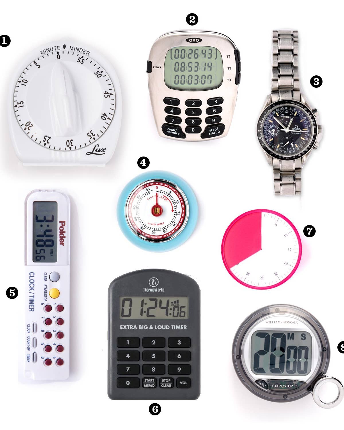 kitchen timers, cooking timers
