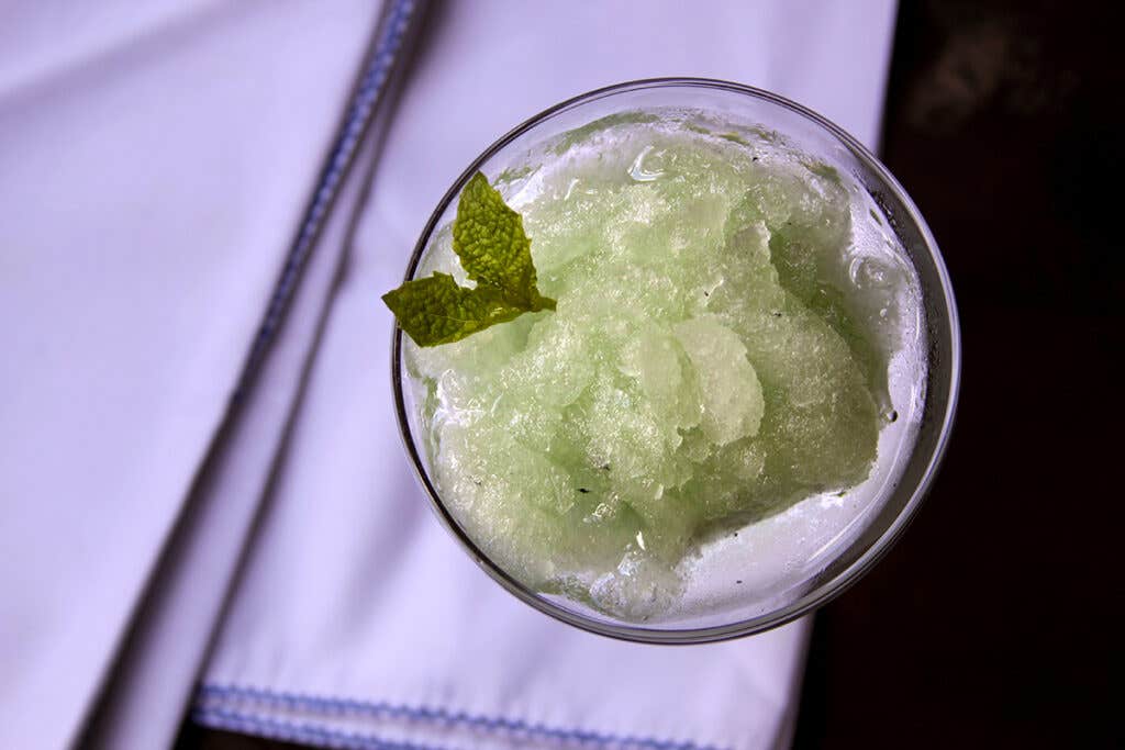Mint Julep Granita