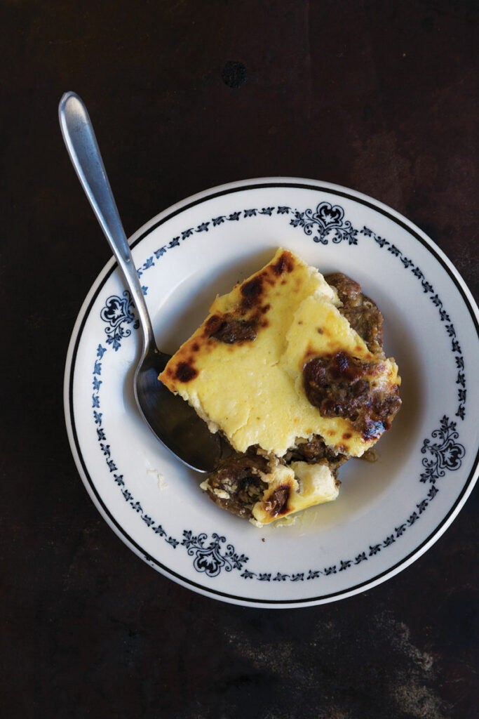 Albanian Baked Lamb and Rice with Yogurt (Tave Kosi)