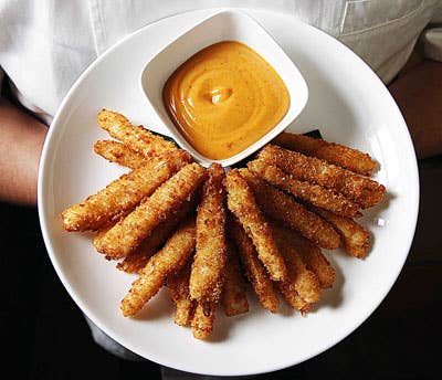 Hearts of Palm Fries with Chipotle Mayo
