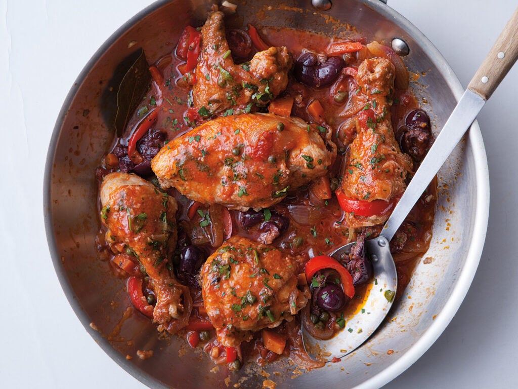 Saveur Italian Cookbook, Chicken Cacciatore