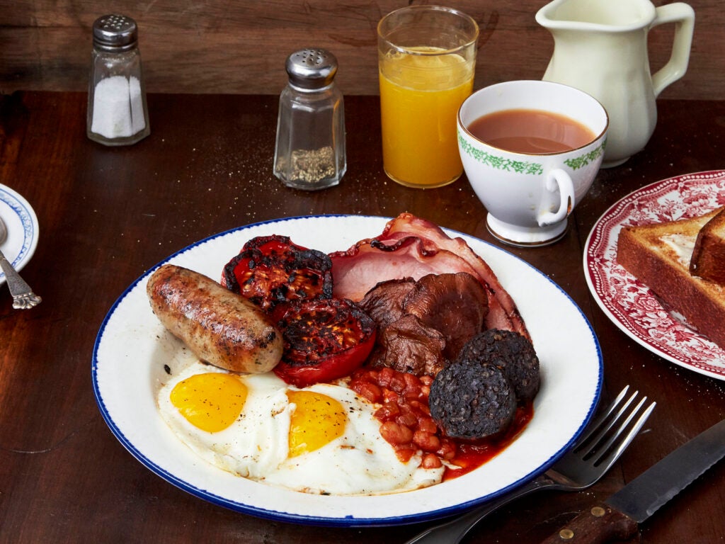 Full English Breakfast with Cumberland Sausage