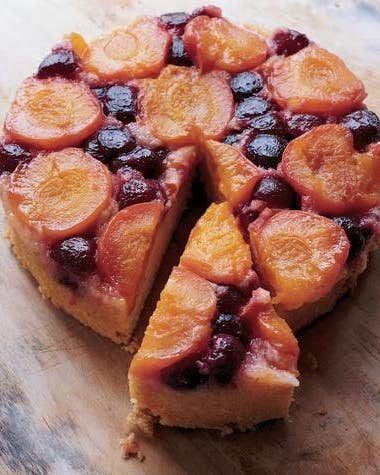 Apricot-Cherry Upside-Down Cake