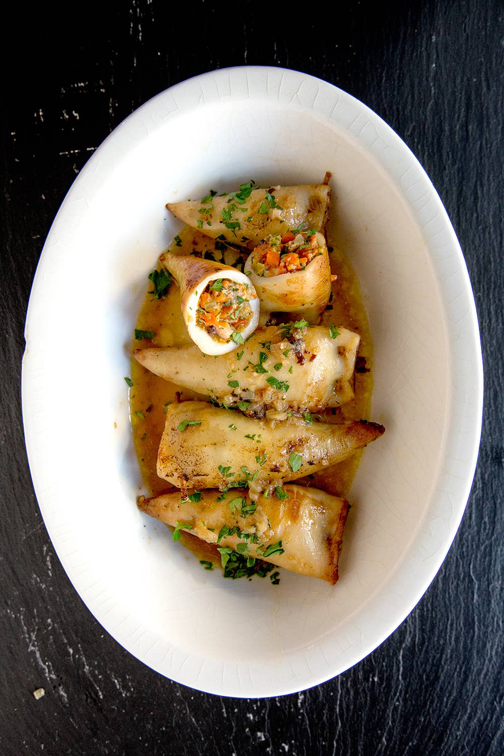 Stuffed Squid (Encornets Farcis)