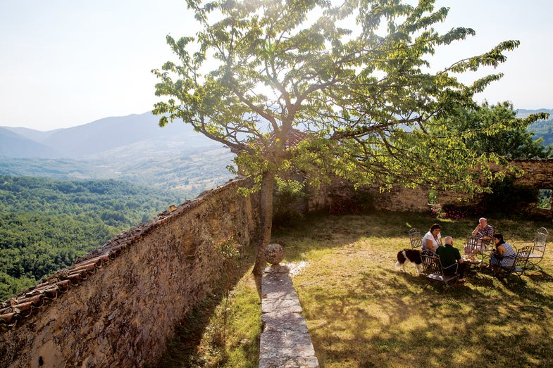 Backyard in Piedmont, Italy