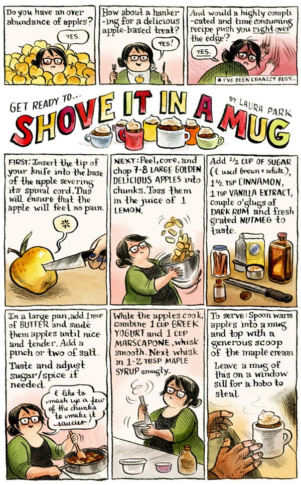 Shove It In A Mug comic strip
