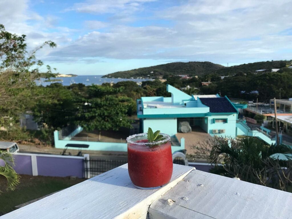 Strawberry-mint margarita