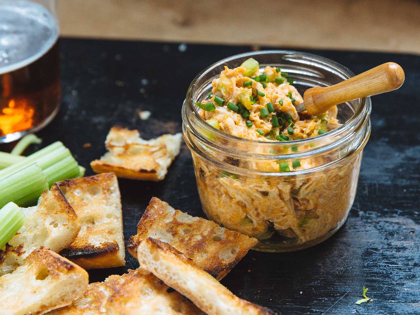 Buffalo Chicken Rillette for Super Bowl Recipes