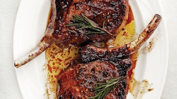 Sweet and Sour Glazed Pork Chops (Maiale in Agrodolce)