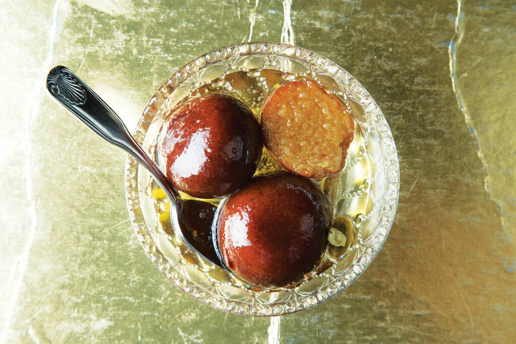 Cardamom Syrup-Soaked Donuts (Gulab Jamun)