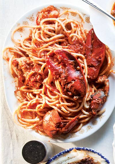 Lobster Fra Diavolo (Lobster in Spicy Tomato Sauce)